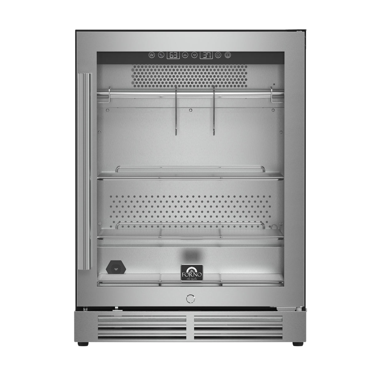 Forno Asciutto 24" Dry Aging Cabinet – 4.41 cu.ft, LED Lighting & Adjustable Shelves
