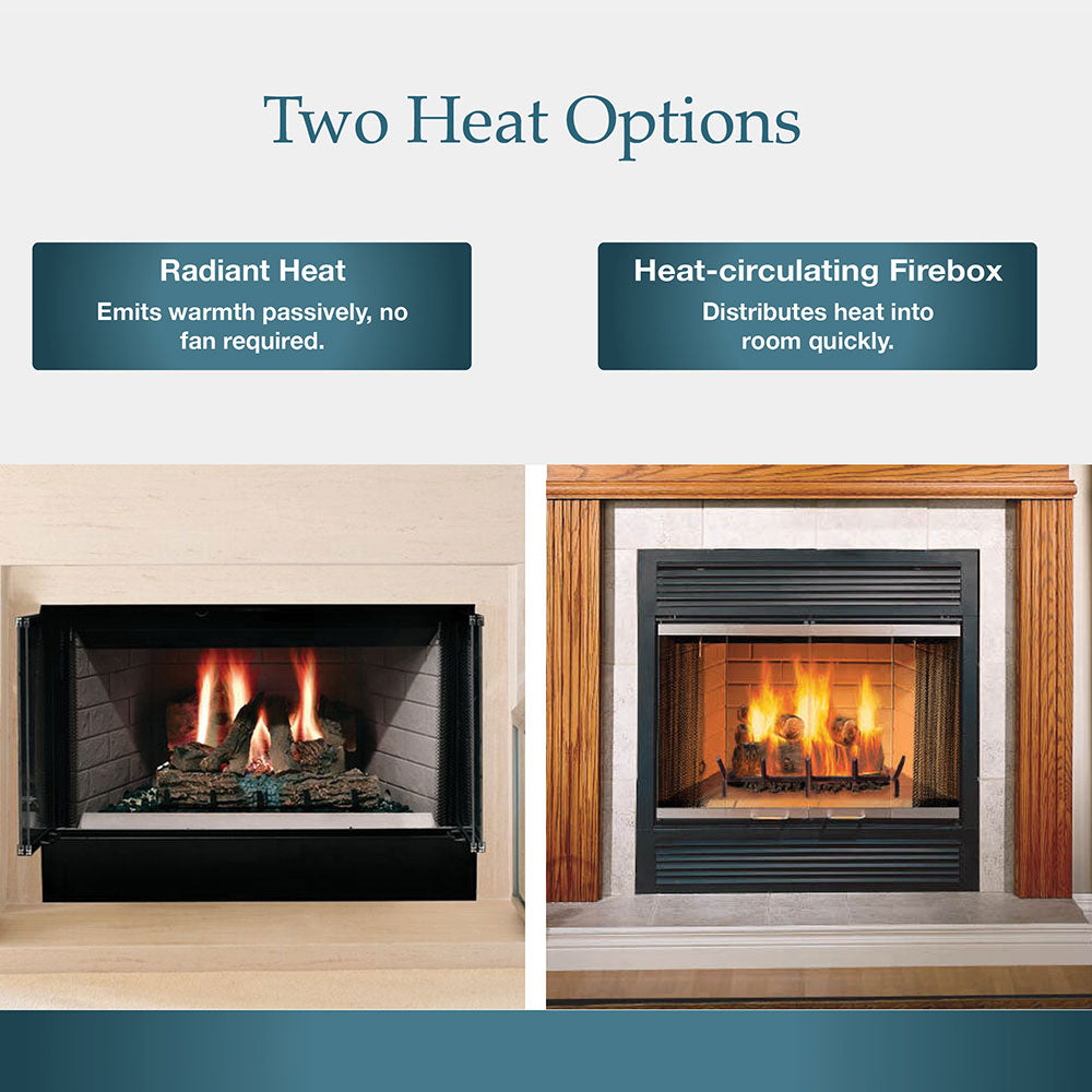 Majestic 36" Sovereign Wood Burning Fireplace