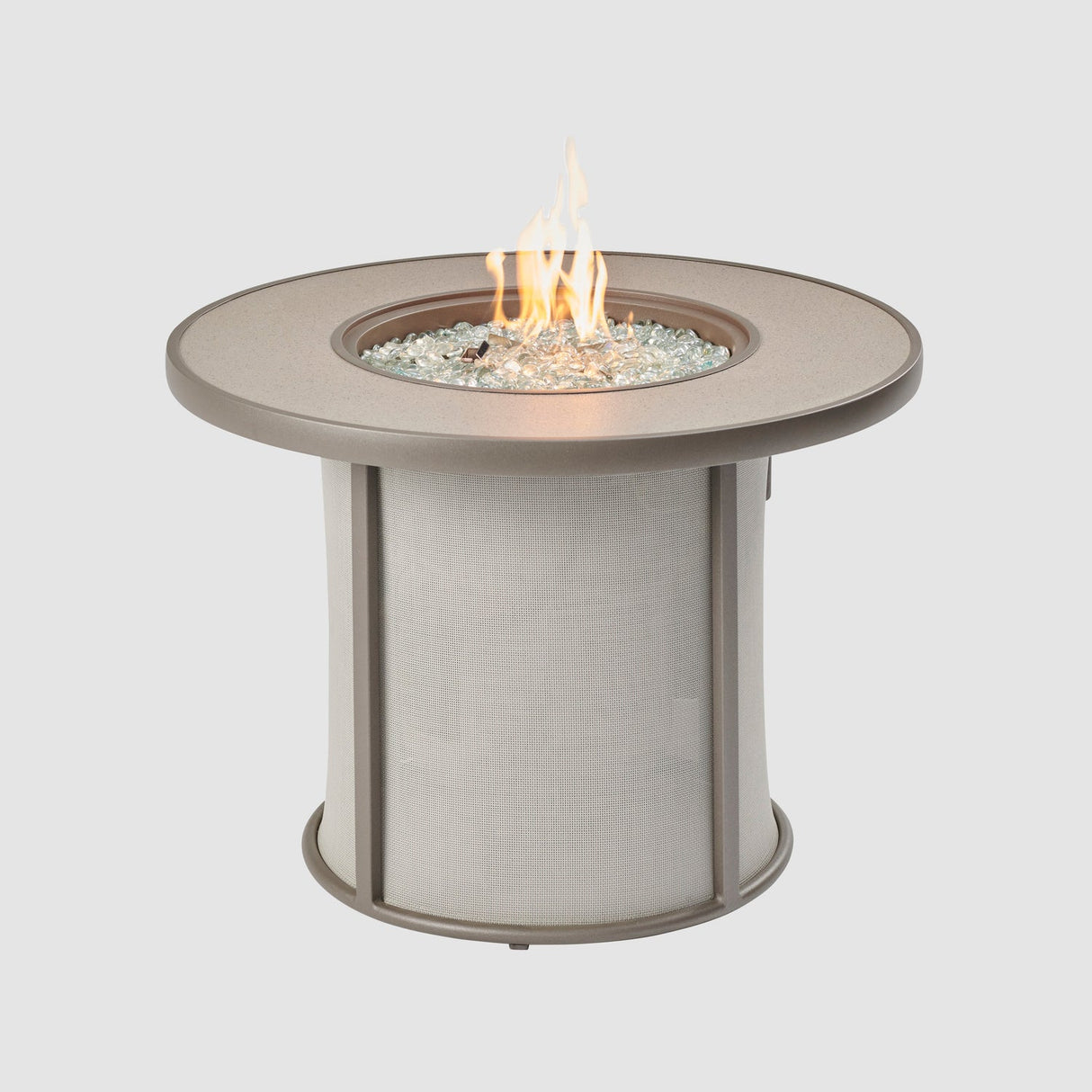 The Outdoor Greatroom Stonefire 31" Round Gas Fire Pit Table - SF-32-K