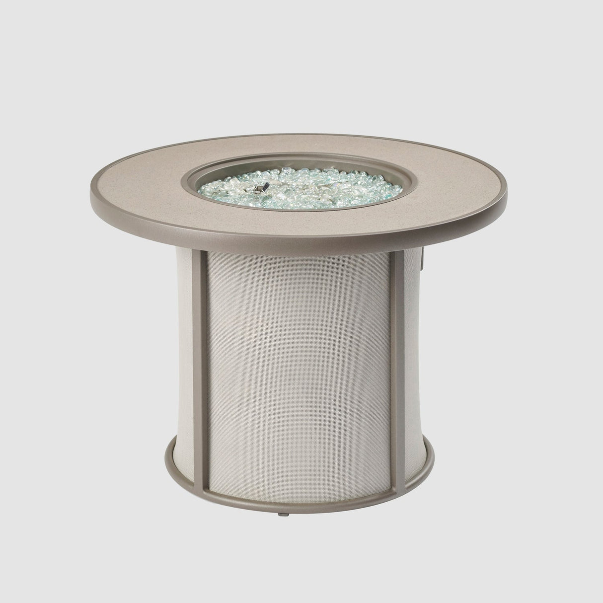 The Outdoor Greatroom Stonefire 31" Round Gas Fire Pit Table - SF-32-K