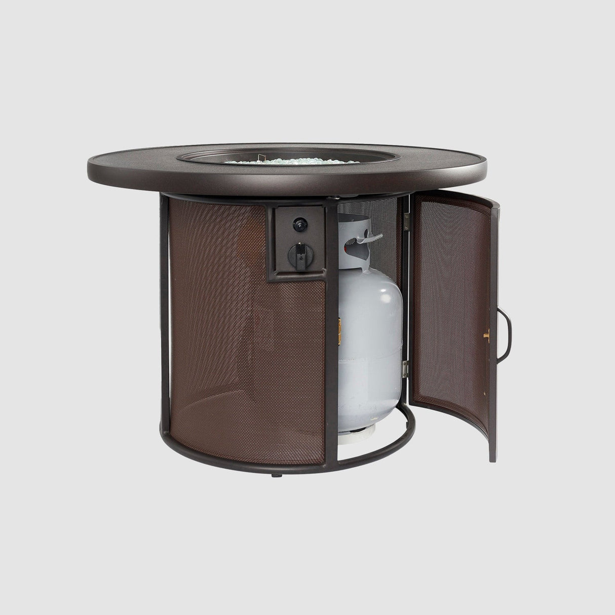 The Outdoor Greatroom Stonefire 31" Round Gas Fire Pit Table - SF-32-K