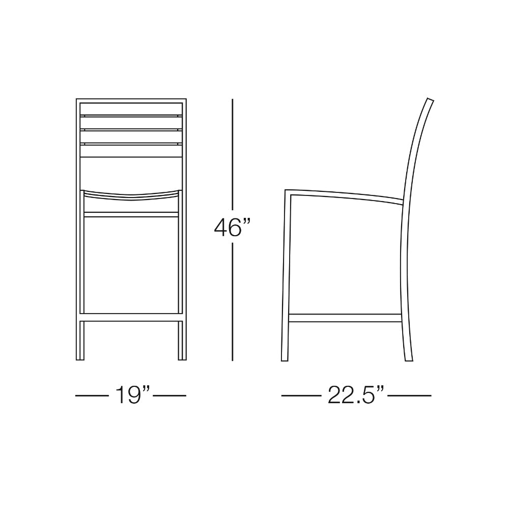 Kannoa Saint Barts Barstool