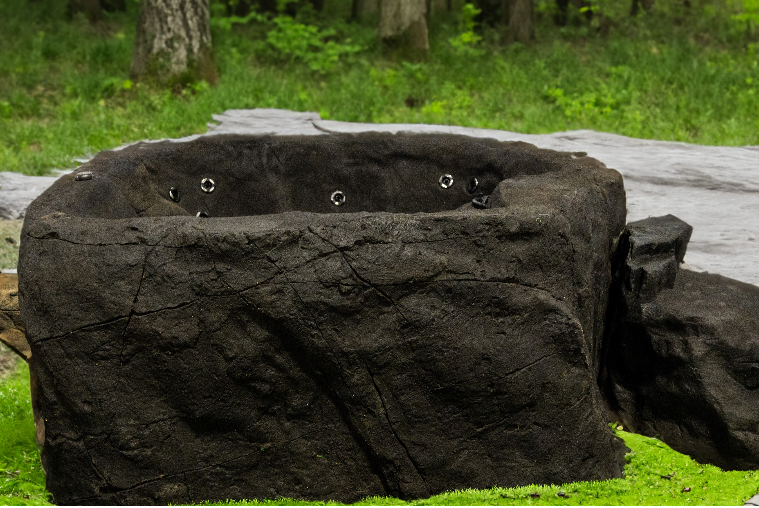 Natural Spas The Rock Above Ground Hot Tub and Spa