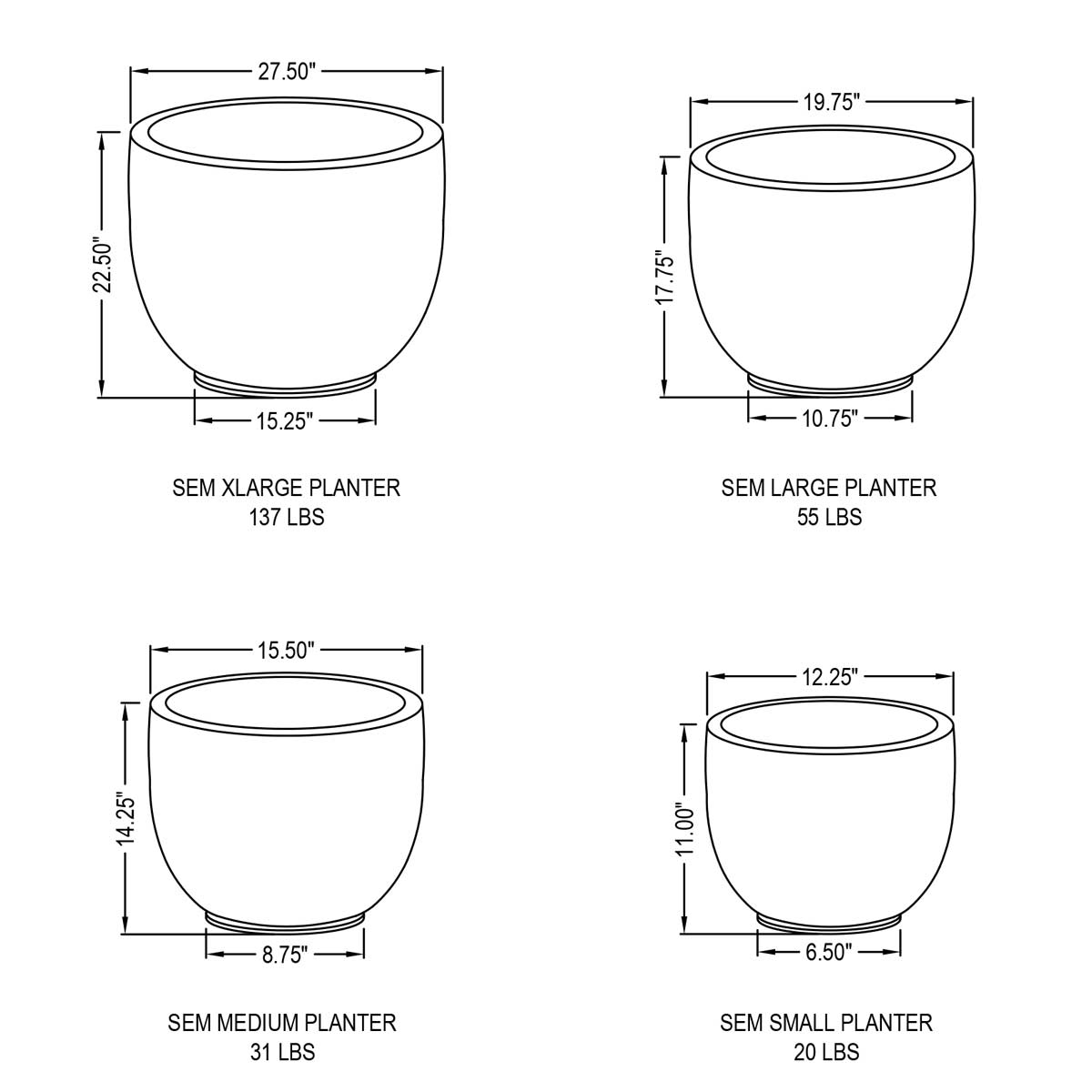 Campania Sem Planter - 115157-1900
