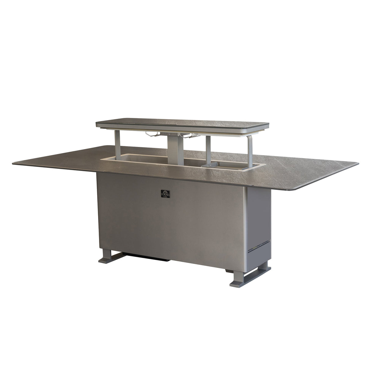 Forno Cinetico Smart Dining Table – 5.3 cu.ft Fridge & Freezer with Bluetooth Control