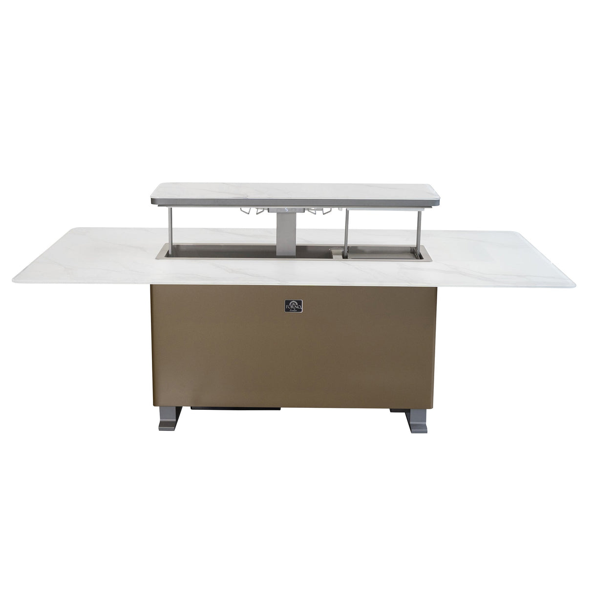 Forno Cinetico Smart Dining Table – 5.3 cu.ft Fridge & Freezer with Bluetooth Control