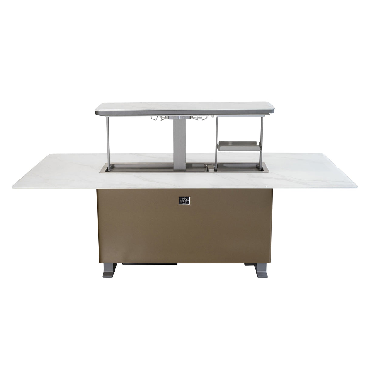 Forno Cinetico Smart Dining Table – 5.3 cu.ft Fridge & Freezer with Bluetooth Control