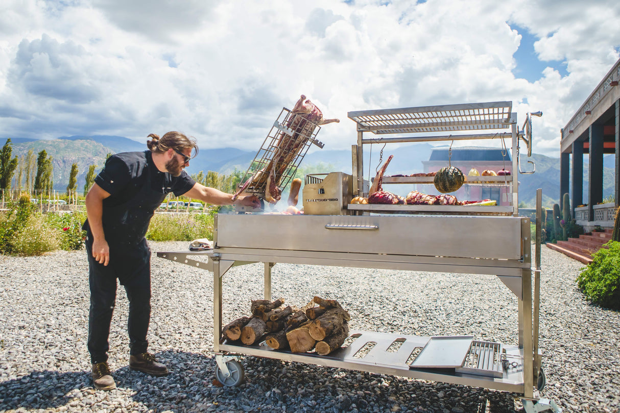 Tagwood BBQ Argentine Santa Maria Wood Fire & Charcoal Gaucho Grill | BBQ26SS --