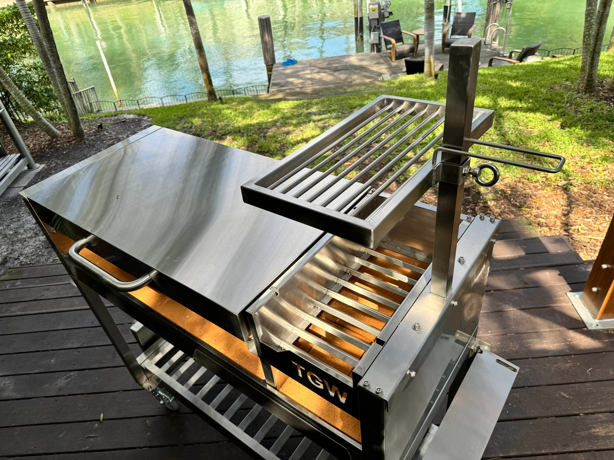Tagwood BBQ Argentine Wood Fire & Charcoal Gaucho Grill | BBQ18SS-- PRE-ORDER