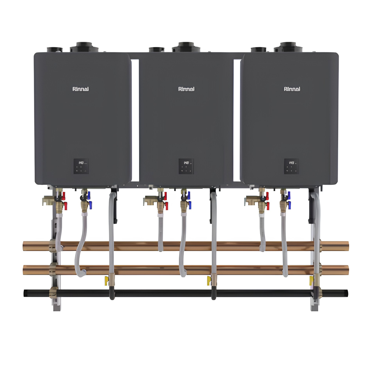 Rinnai CU Series Super High-Efficiency 3-Unit Wall Rack – LP