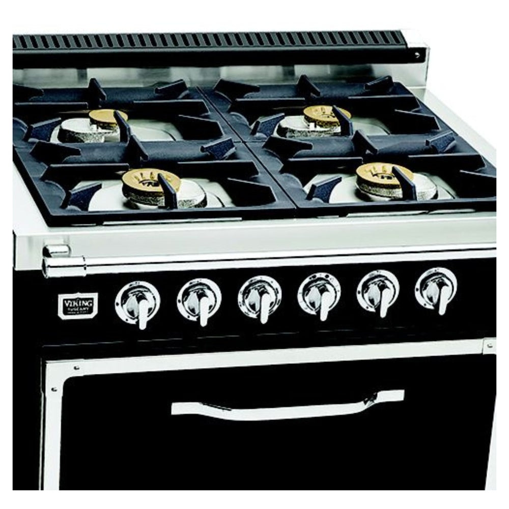 Viking Tuscany Series 36 inch Dual Fuel Range with 4 Sealed Burners - TVDR3614B*