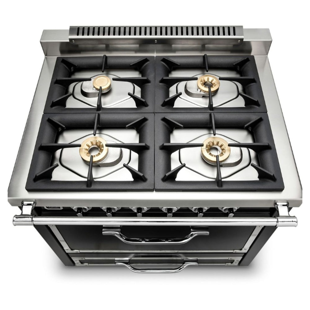 Viking Tuscany Series 36 inch Dual Fuel Range with 4 Sealed Burners - TVDR3614B*