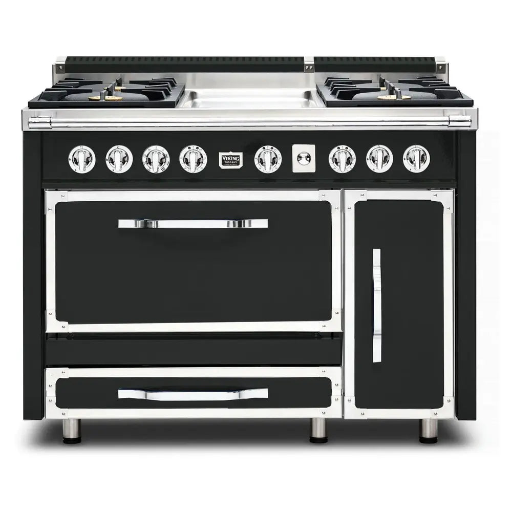 Viking Tuscany Series 48 inch Dual Fuel Range with 4 Sealed Burners and Griddle - TVDR4814G*