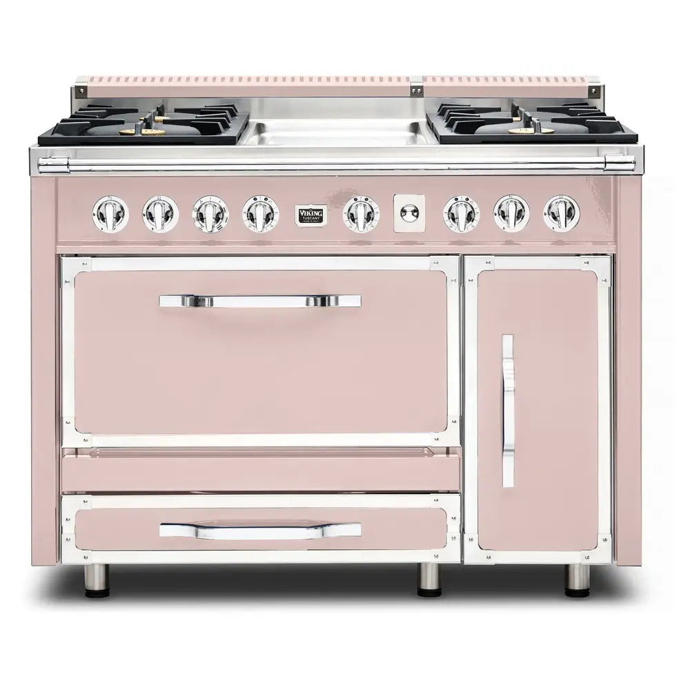 Viking Tuscany Series 48 inch Dual Fuel Range with 4 Sealed Burners and Griddle - TVDR4814G*