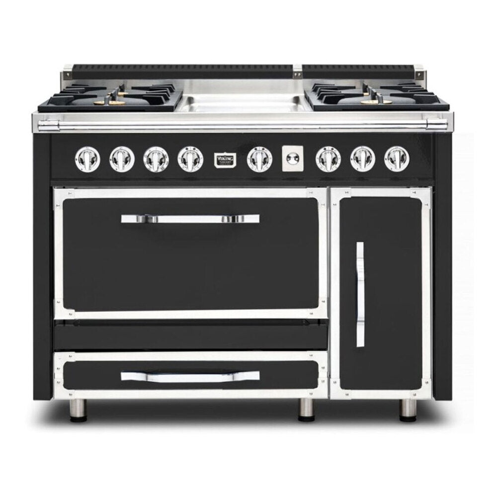 Viking Tuscany Series 48 inch Dual Fuel Range with 4 Sealed Burners and Griddle - TVDR4814G*
