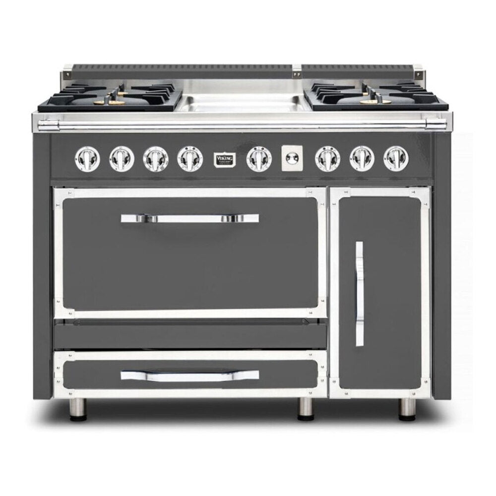 Viking Tuscany Series 48 inch Dual Fuel Range with 4 Sealed Burners and Griddle - TVDR4814G*