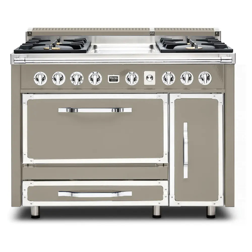 Viking Tuscany Series 48 inch Dual Fuel Range with 4 Sealed Burners and Griddle - TVDR4814G*