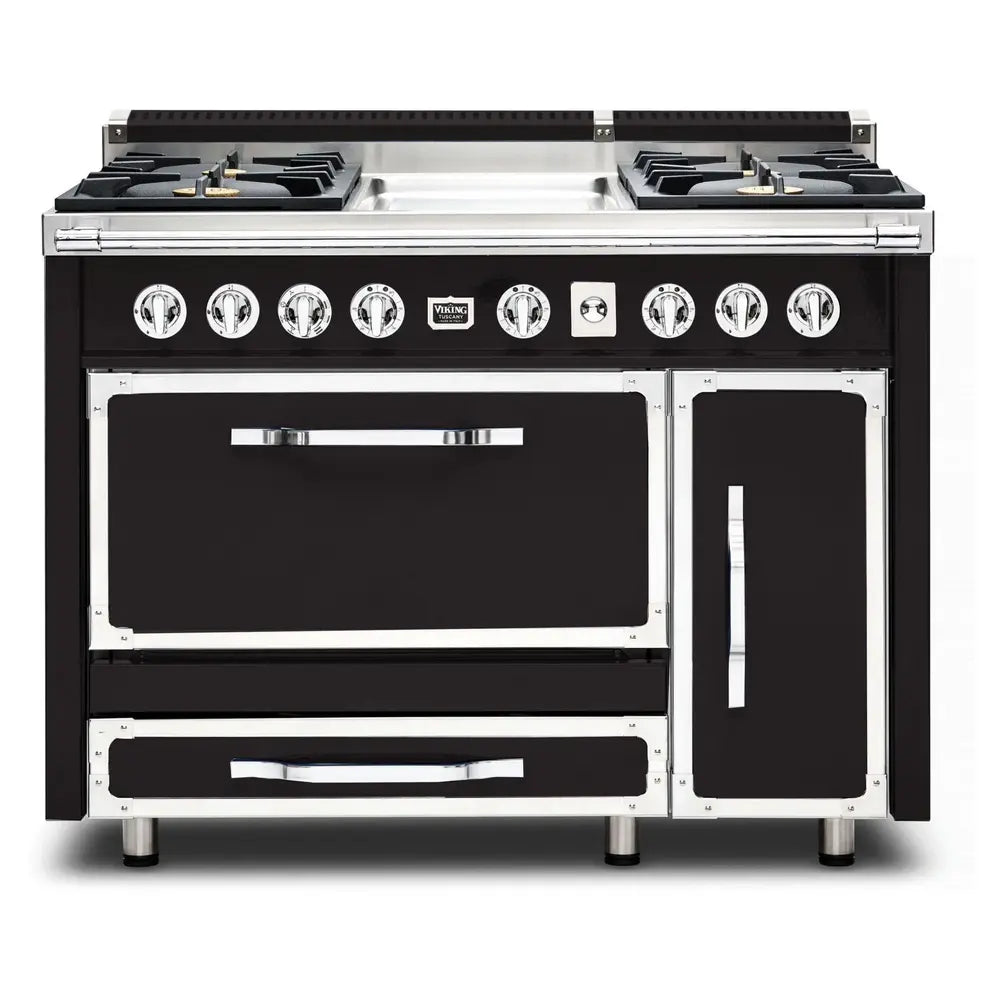 Viking Tuscany Series 48 inch Dual Fuel Range with 4 Sealed Burners and Griddle - TVDR4814G*