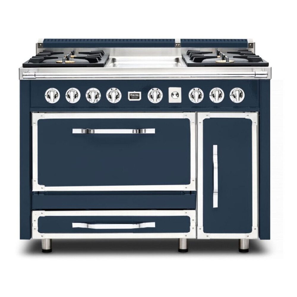 Viking Tuscany Series 48 inch Dual Fuel Range with 4 Sealed Burners and Griddle - TVDR4814G*