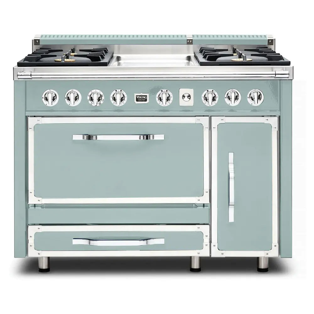 Viking Tuscany Series 48 inch Dual Fuel Range with 4 Sealed Burners and Griddle - TVDR4814G*