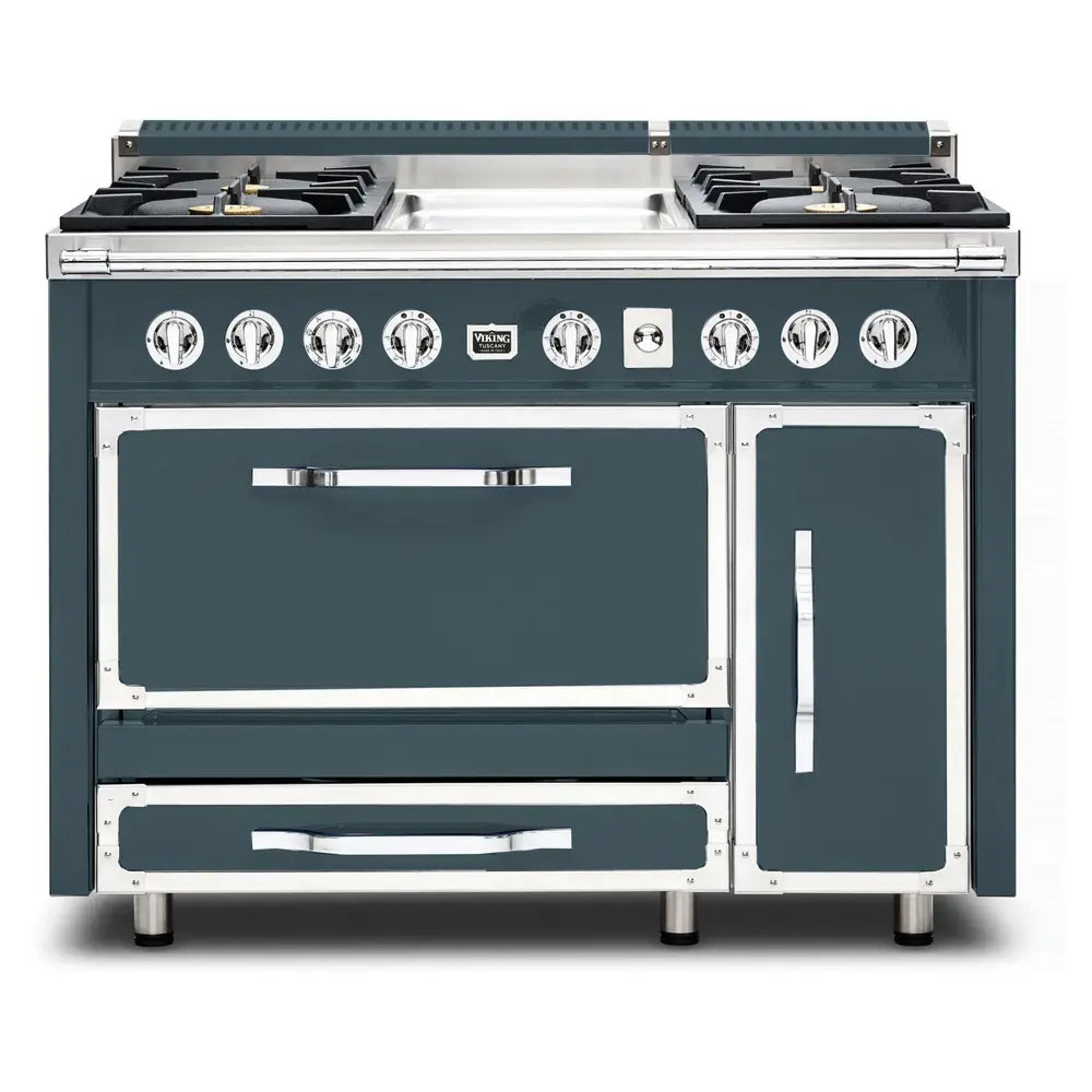 Viking Tuscany Series 48 inch Dual Fuel Range with 4 Sealed Burners and Griddle - TVDR4814G*