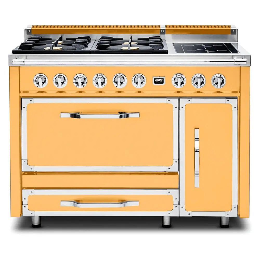 Viking Tuscany Series 48 inch Dual Fuel Range with 4 Sealed Burners - TVDR4814I*