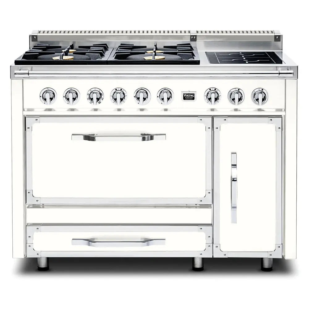 Viking Tuscany Series 48 inch Dual Fuel Range with 4 Sealed Burners - TVDR4814I*