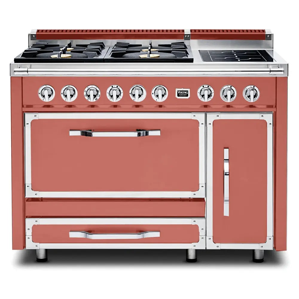 Viking Tuscany Series 48 inch Dual Fuel Range with 4 Sealed Burners - TVDR4814I*
