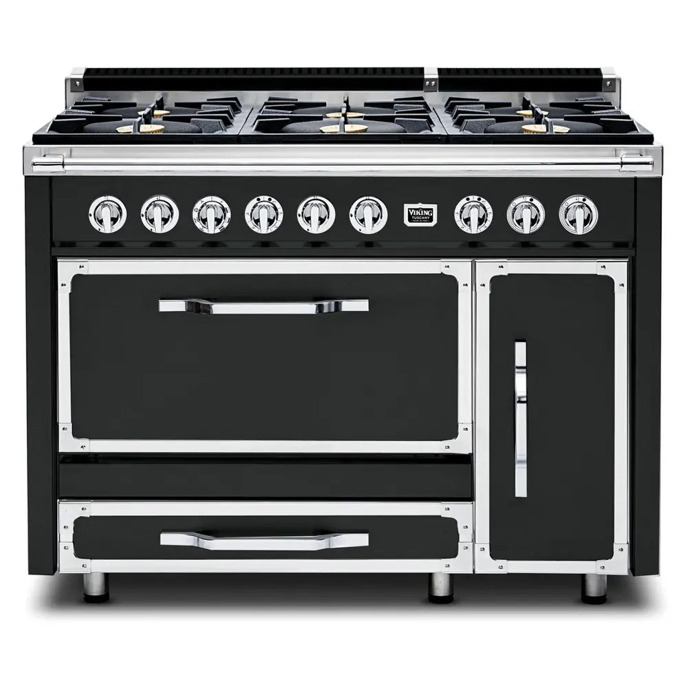 Viking Tuscany Series 48 inch Dual Fuel Range with 6 Sealed Burners - TVDR4816B*