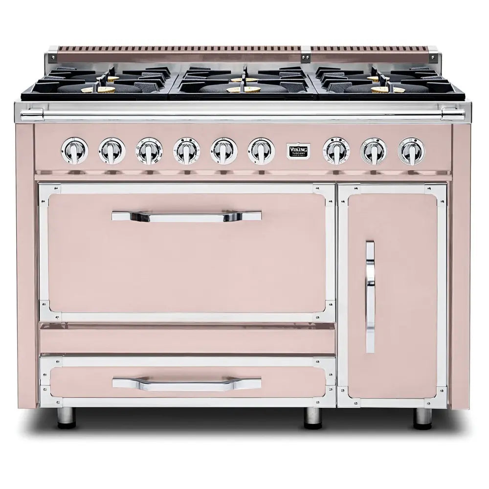 Viking Tuscany Series 48 inch Dual Fuel Range with 6 Sealed Burners - TVDR4816B*