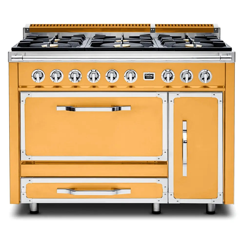 Viking Tuscany Series 48 inch Dual Fuel Range with 6 Sealed Burners - TVDR4816B*