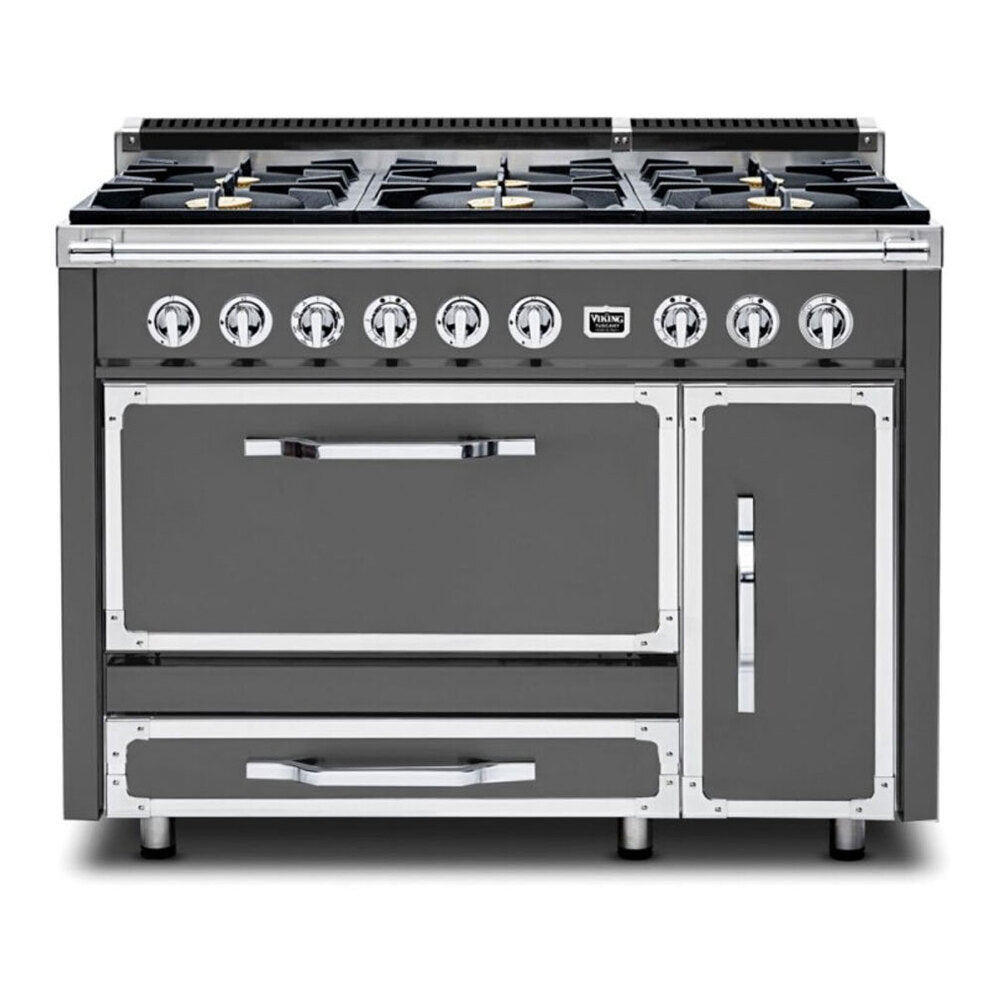 Viking Tuscany Series 48 inch Dual Fuel Range with 6 Sealed Burners - TVDR4816B*