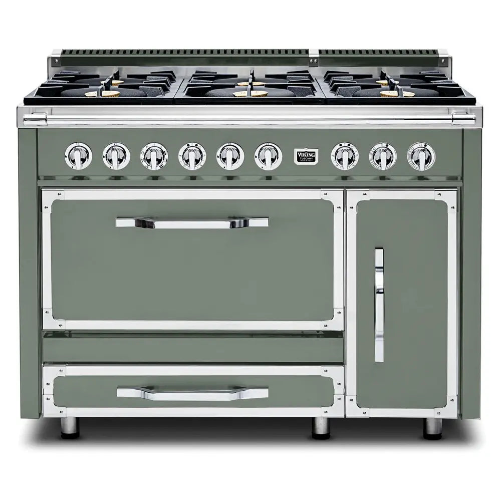 Viking Tuscany Series 48 inch Dual Fuel Range with 6 Sealed Burners - TVDR4816B*