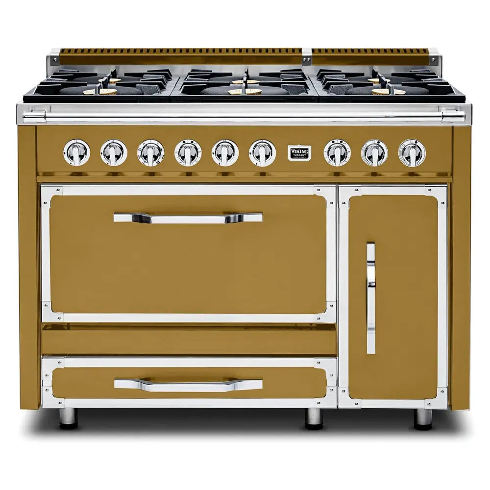 Viking Tuscany Series 48 inch Dual Fuel Range with 6 Sealed Burners - TVDR4816B*