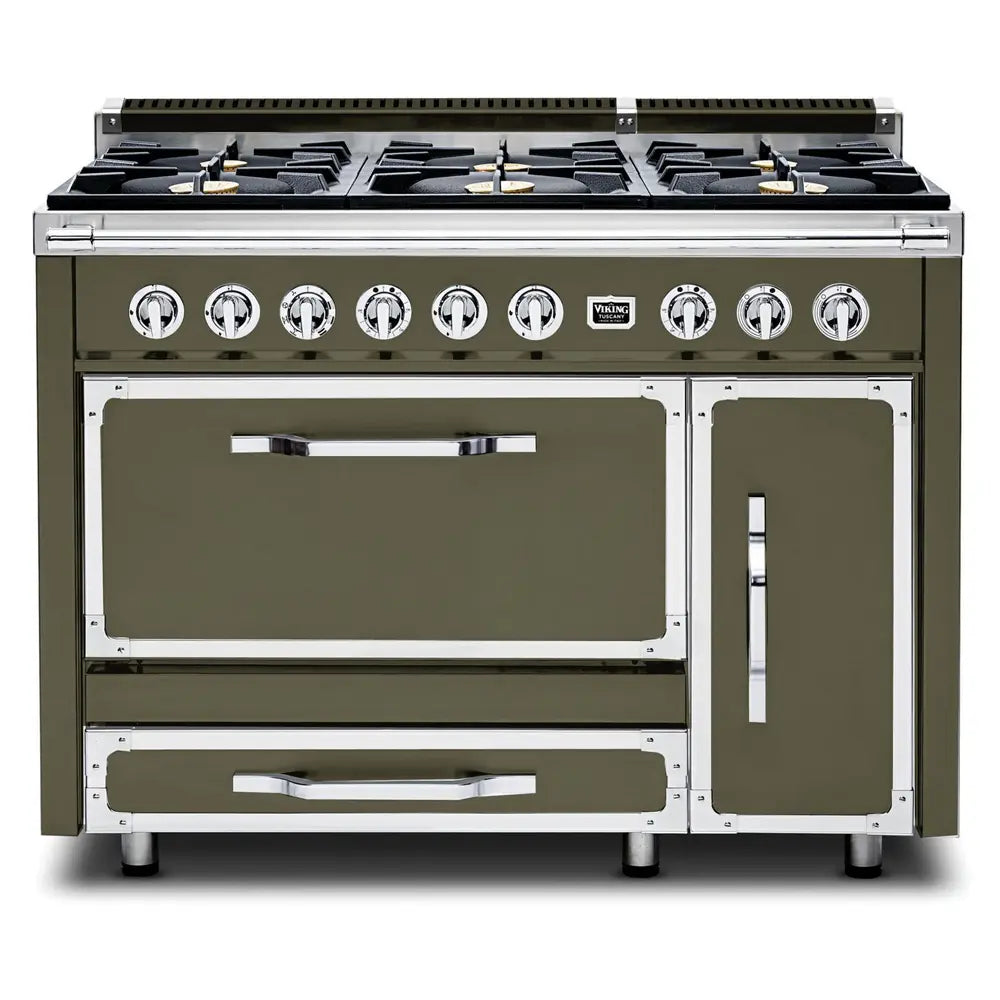 Viking Tuscany Series 48 inch Dual Fuel Range with 6 Sealed Burners - TVDR4816B*