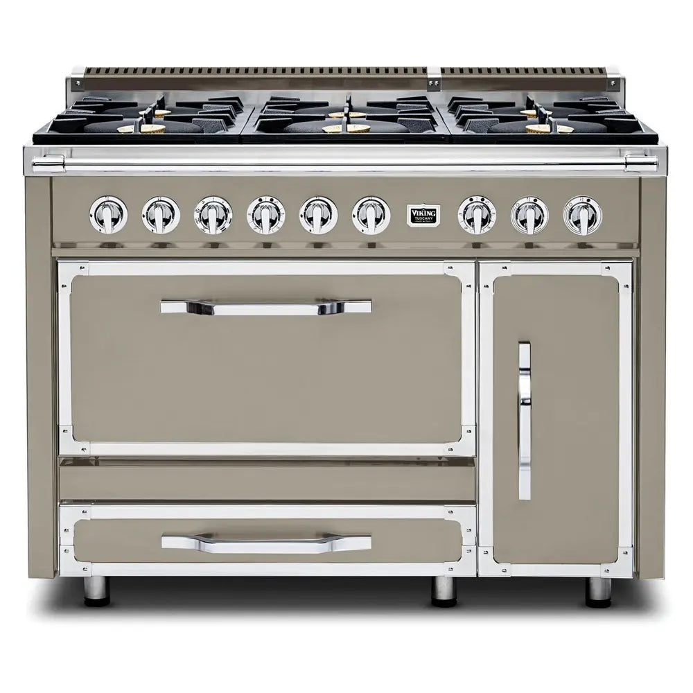 Viking Tuscany Series 48 inch Dual Fuel Range with 6 Sealed Burners - TVDR4816B*