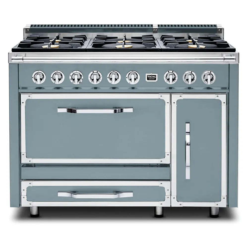 Viking Tuscany Series 48 inch Dual Fuel Range with 6 Sealed Burners - TVDR4816B*