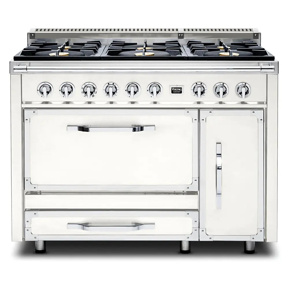Viking Tuscany Series 48 inch Dual Fuel Range with 6 Sealed Burners - TVDR4816B*