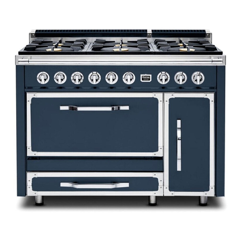 Viking Tuscany Series 48 inch Dual Fuel Range with 6 Sealed Burners - TVDR4816B*