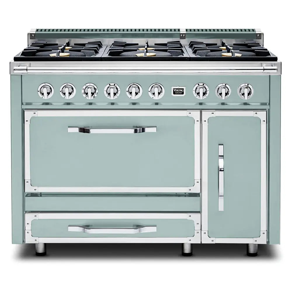 Viking Tuscany Series 48 inch Dual Fuel Range with 6 Sealed Burners - TVDR4816B*