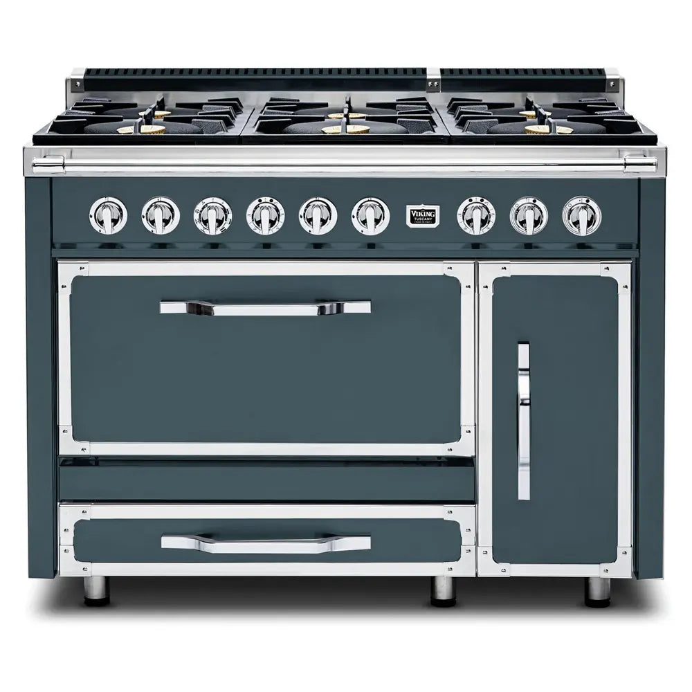 Viking Tuscany Series 48 inch Dual Fuel Range with 6 Sealed Burners - TVDR4816B*