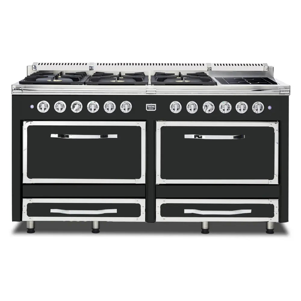 Viking Tuscany Series 66 inch Dual Fuel Range with 8 Sealed Burners and 2 Elements - TVDR6616I*