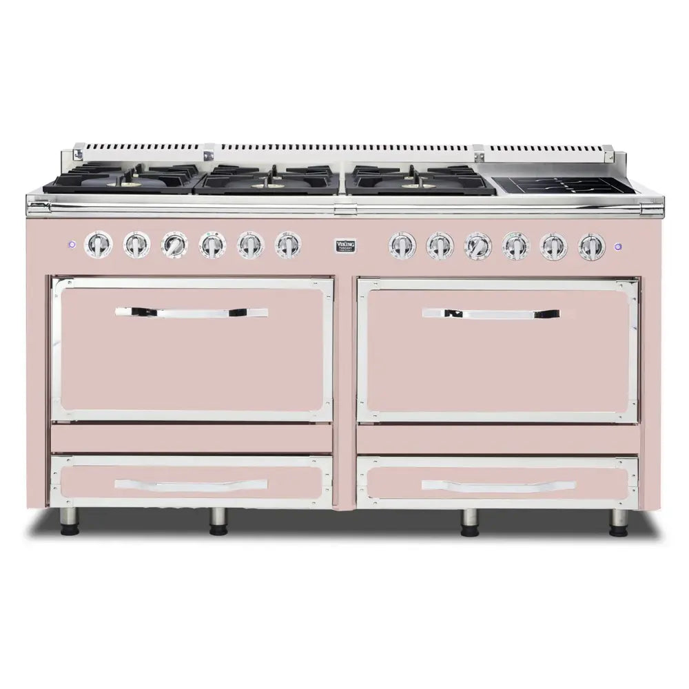 Viking Tuscany Series 66 inch Dual Fuel Range with 8 Sealed Burners and 2 Elements - TVDR6616I*