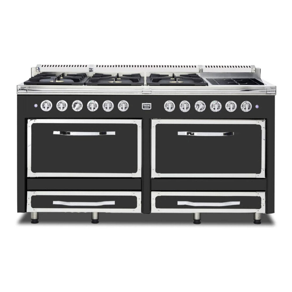 Viking Tuscany Series 66 inch Dual Fuel Range with 8 Sealed Burners and 2 Elements - TVDR6616I*