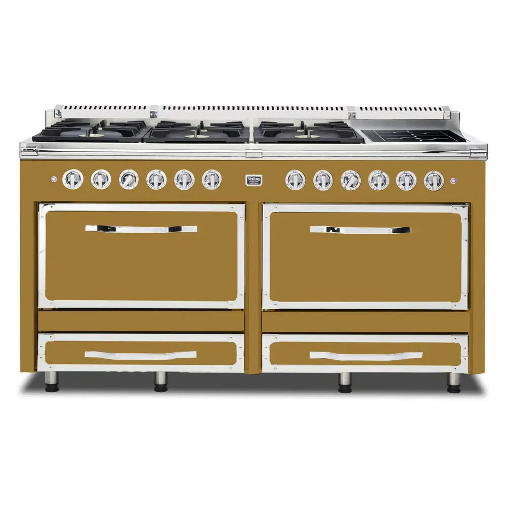 Viking Tuscany Series 66 inch Dual Fuel Range with 8 Sealed Burners and 2 Elements - TVDR6616I*