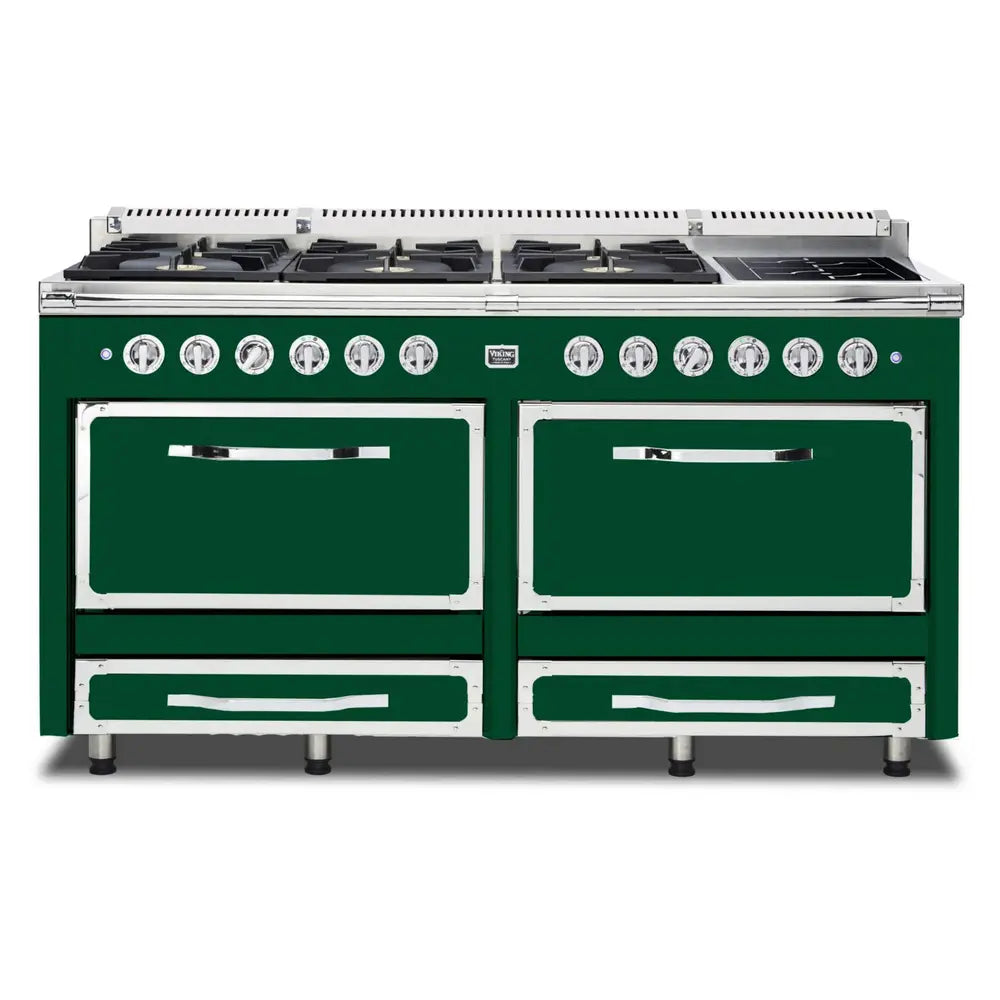 Viking Tuscany Series 66 inch Dual Fuel Range with 8 Sealed Burners and 2 Elements - TVDR6616I*