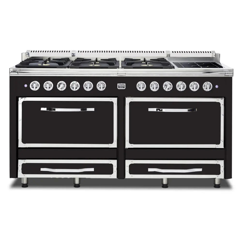 Viking Tuscany Series 66 inch Dual Fuel Range with 8 Sealed Burners and 2 Elements - TVDR6616I*