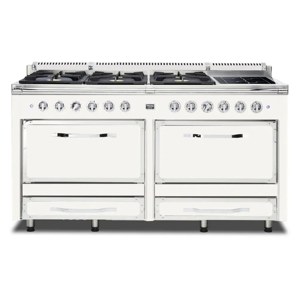 Viking Tuscany Series 66 inch Dual Fuel Range with 8 Sealed Burners and 2 Elements - TVDR6616I*