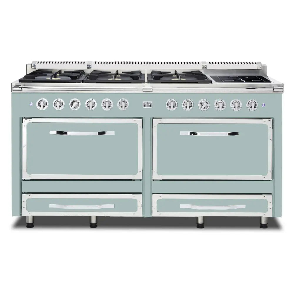 Viking Tuscany Series 66 inch Dual Fuel Range with 8 Sealed Burners and 2 Elements - TVDR6616I*