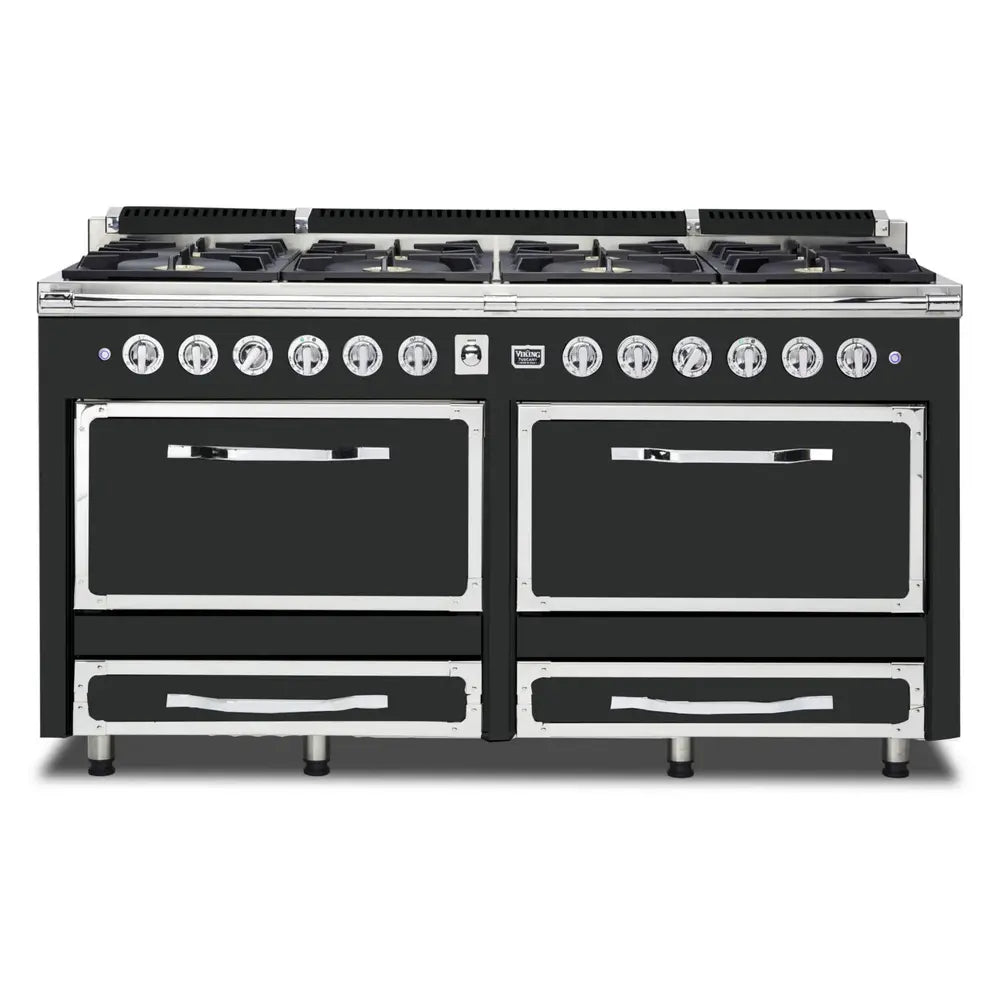 Viking Tuscany Series 66 inch Dual Fuel Range with 8 Sealed Burners - TVDR6618B*